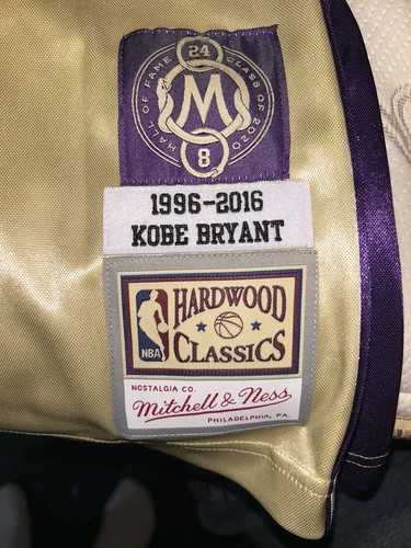 100% Authentic Kobe Bryant Mitchell Ness HOF LA Lakers Jersey NBA Hall of Fame - 第 2/7 張圖片