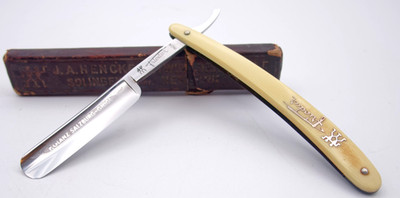 1 Razor J.A. Henckels 78 1/2 Friodur Straight Razor Bi-Color F. Glanz Salzburg
