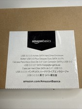 3.5 inch USB to SATA Hard Drive Enclosure / New In Box / amazon basics