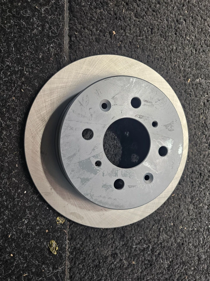 (CANTIDAD 2) Rotor de disco de freno trasero recubierto para Honda Prelude 1988-1991 YH141439P Foto 3 de 4