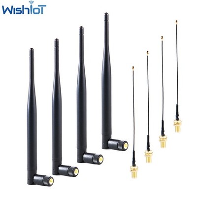 868MHz/915MHz LoRa Antenna 5DBi SMA Male to U.FL Connector Cable Omni-direction