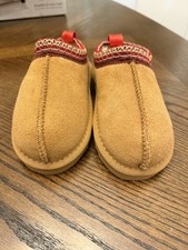 UGG Australia Tazz Slippers Kids Size 32 US 1 Chestnut Brown