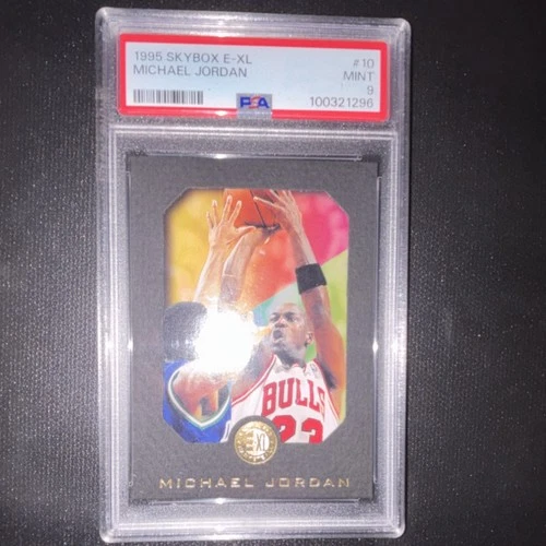 SkyBox 1995-96 E-XL Michael Jordan #10 Chicago Bulls NBA PSA 9 Card