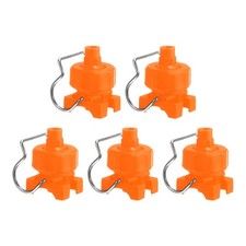 5Pcs 65 Degree Spray Nozzle with Clip Fit 25mm/1" Hose, 0.56m³/h