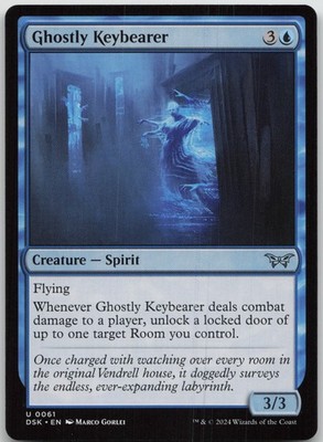 Ghostly Keybearer 61 Uncommon Duskmourn: House of Horror Magic: The Gathering NM