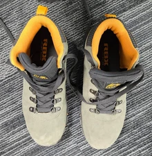 RBX Nitro Men’s Hiking Boots Size 8 – Gray Black Yellow Outdoor Trail Terrain