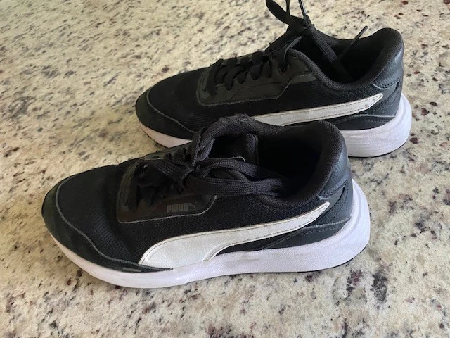 Puma Runtamed Jr Nero Bianco 393858 01 Unisex Ragazzo Taglia 4 EUR 35 5