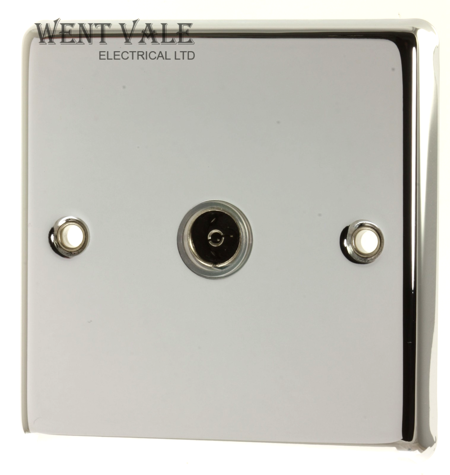 Crabtree Capital Metal Plate - 8265/HPC  CoAxial Socket Outlet Direct Connection