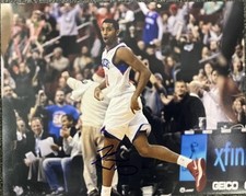 Hollis Thompson Philadelphia 76ers signed 8x10  photo COA 