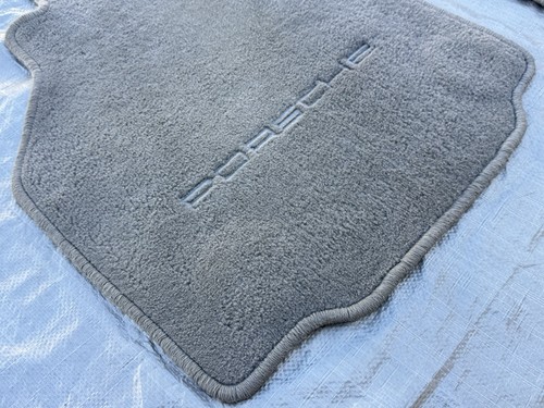 97-04 Porsche Carrera 911 Boxster 986 Front Floor Mats Set Left And Right Gray - Picture 3 of 17