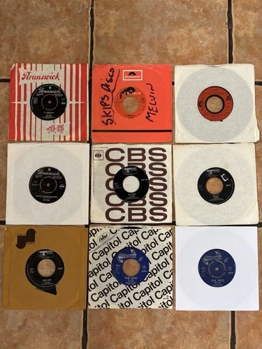 9 X The Who Vinyl 7” Single Records Job Lot Bundle Collection Ref2