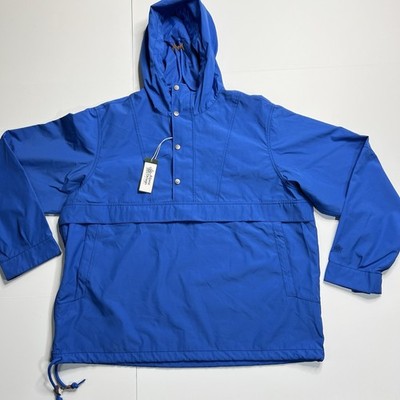Alpine Design 1962 Anorak Pullover Jacket Hooded Blue Infusion Mens Size XL NWT
