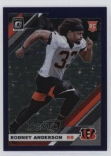 2019 Donruss Optic Rookies FOTL Purple Stars Prizm 20/25 Rodney Anderson 1u6