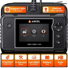 ANCEL FX2000 Pro OBD2 Scanner For Holden Engine Throttle Adaptation Reset Tool
