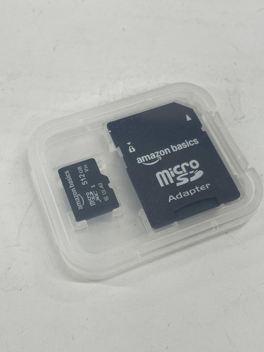 Amazon Basics Carte Mémoire Micro SDXC avec Adaptateur Pleine Taille, 512 Go, Noir - Photo 8 sur 12