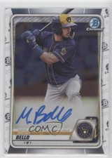2020 Bowman Chrome Prospects Auto Micah Bello #CPA-MB Auto 12g7