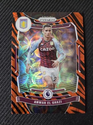 Anwar El Ghazi 2021-22 Panini Prizm Premier League Football Card Choice Tiger SP