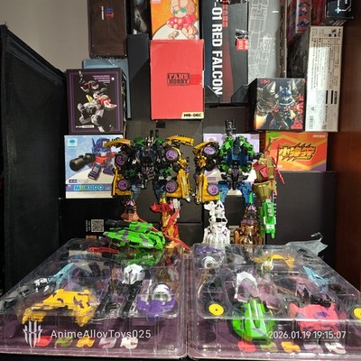 Transformers Fall Of Cybertron Bruticus Deluxe Metallic color& BEK-01G2 USAship
