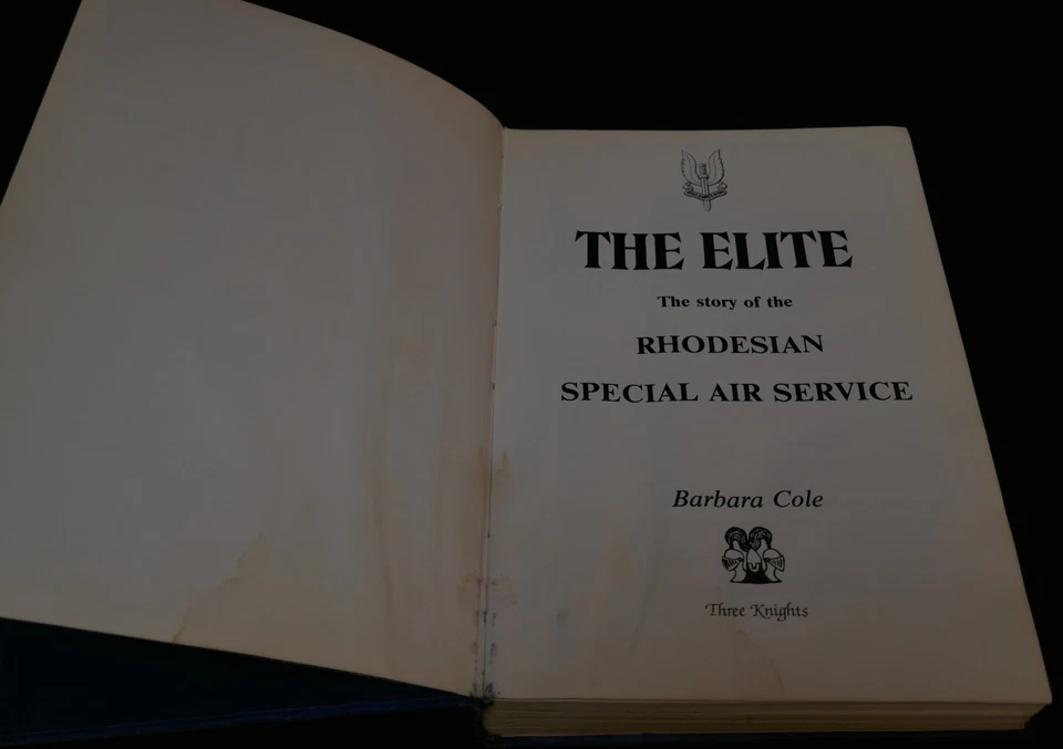 The Elite: The Story of the Rhodesian Special Air Service 3rd Ed. Cole 1985 HC - Image 3 of 4