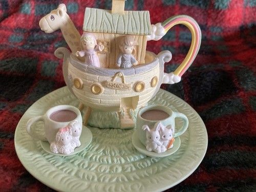 Precious Moments Arche Noah Mini Teeservice 270121 Enesco 1996 - Bild 2 von 9