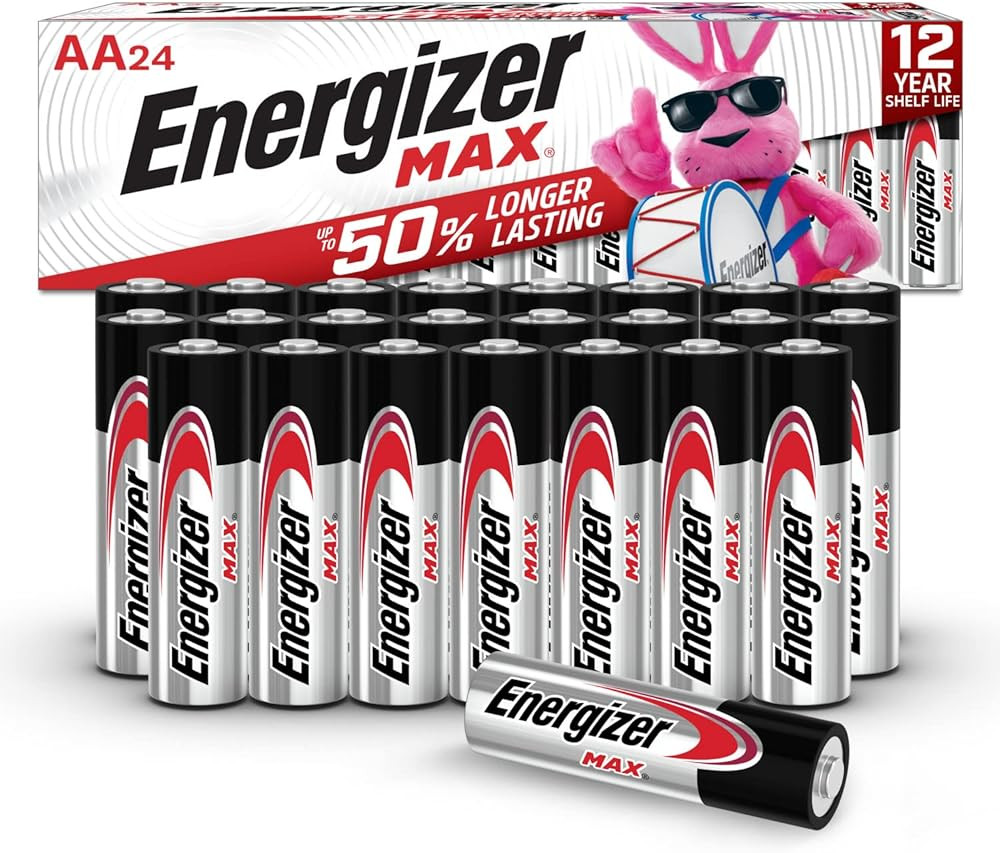 Energizer AA Batteries, Max Double A Battery Alkaline, 24 Count-image