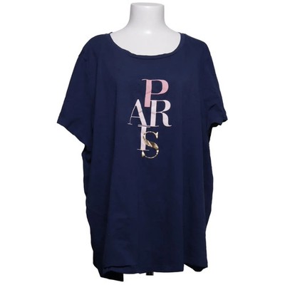 Zizzi, T-shirt, Größe: S, V5025H, Blau, Bio-Baumwolle, Print, Damen #Frd