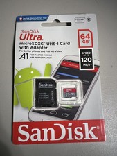 SanDisk Ultra 64GB Micro SD Card - Memory Cards - Data Transfer/Storage Card