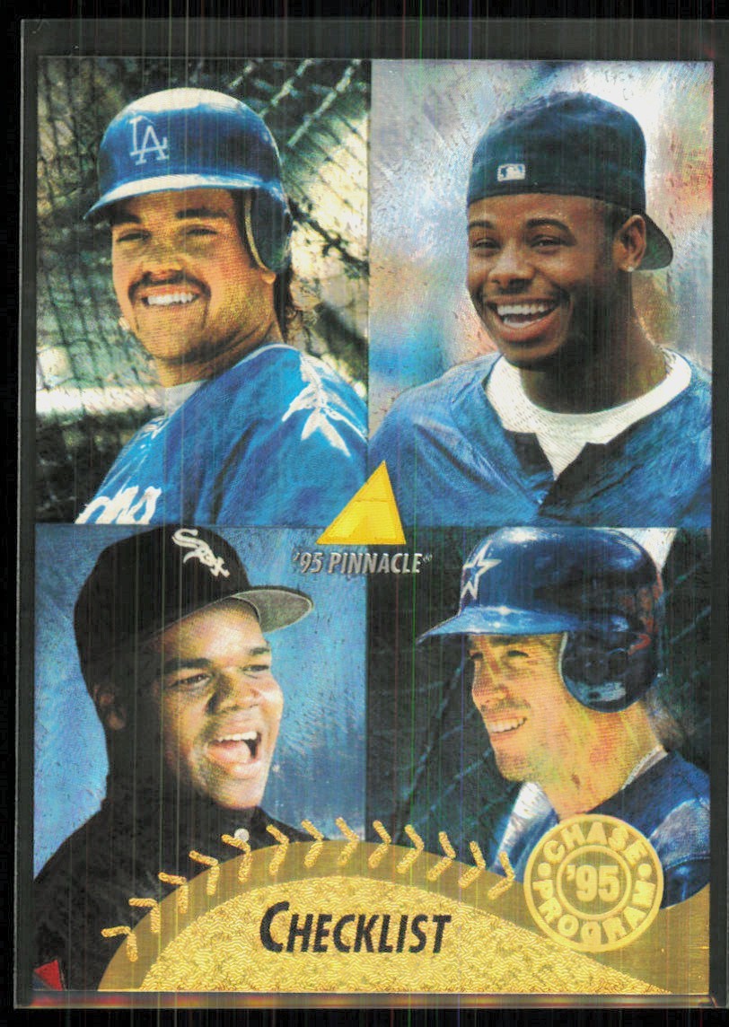 1995 Pinnacle Checklist Museum Collection Ken Griffey Jr. Frank Thomas #450