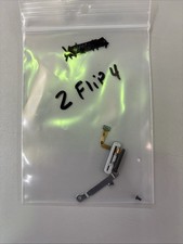 Samsung Galaxy Z Flip4 F721U Fingerprint Power Button Flex Cable Black OEM Bx3