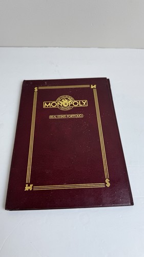 VTG Franklin Mint Monopoly Collector’s Edition Real Estate Portfolio & Rule Book