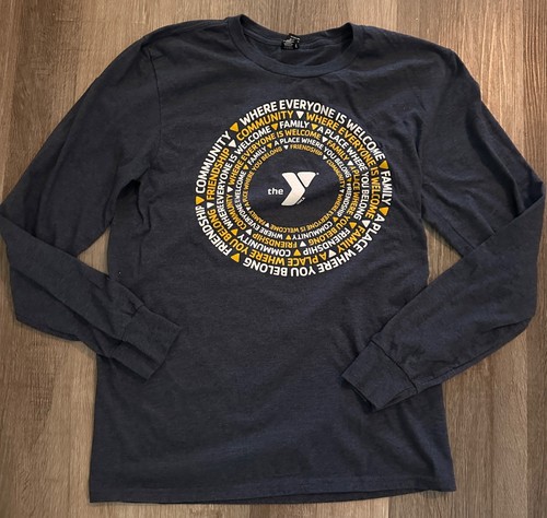 T-shirt gris manches longues Brooks Family YMCA