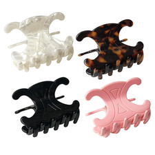 Butterfly Hair Clips, 4 Pack Premium Acetate Hair Claw Clips for Women, Medium-S