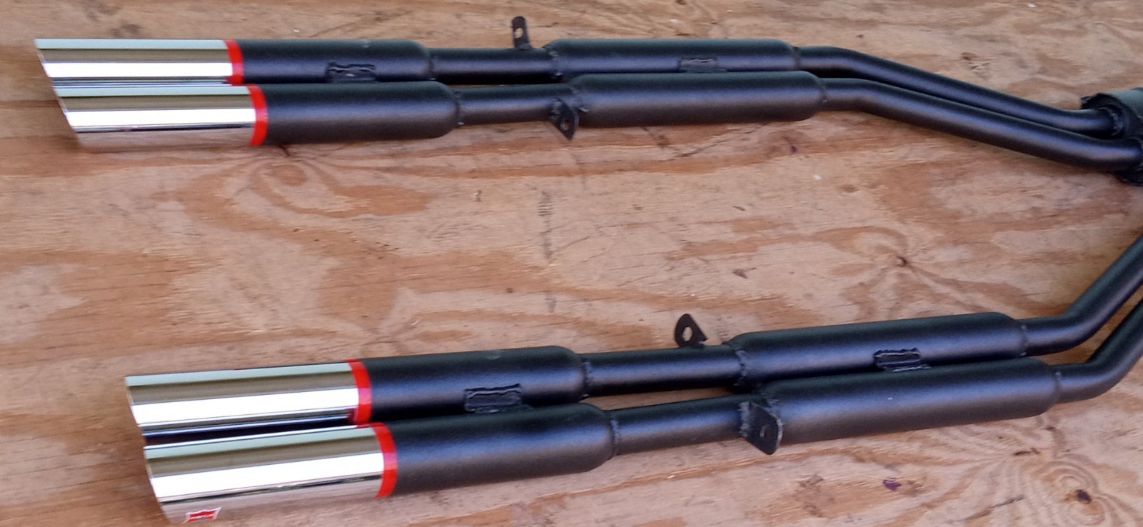 Ferrari  330 GT Rear Mufflers_Resonators_Pipes_ANSA_Chrome Tips_20387/S_20387/D