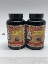 Lot Of 2 Naturalisimolife Magnesium Chloride 100 Count Exp 11/2026