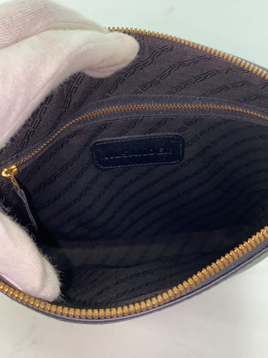 JIL SANDER Shoulder Bag -- Black, Solid Color, All Leather — image 6