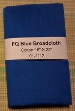 Fat Quarter - Blue Broadcloth