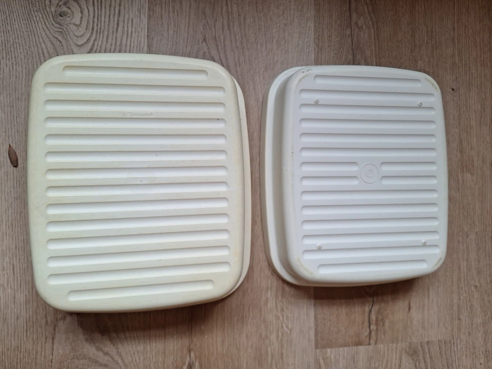 Tupperware Retro Großer Bäckermeister weiß Brotkasten Brotbehälter  Aufbewahrung - Bild 4 von 4