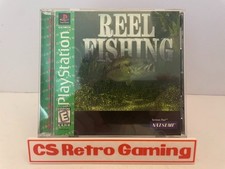 Reel Fishing (PlayStation, PS1) Complete w/Manual +Reg Card Tested GC