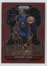 2021 Panini Prizm WNBA Red Prizm 277/299 Odyssey Sims #80 1g2w