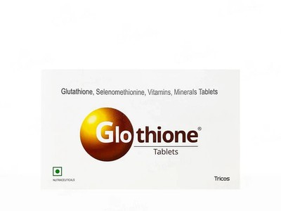 Glothione Glutathione Tablets Skin & Liver Support  Antioxidant Supplement 10tab