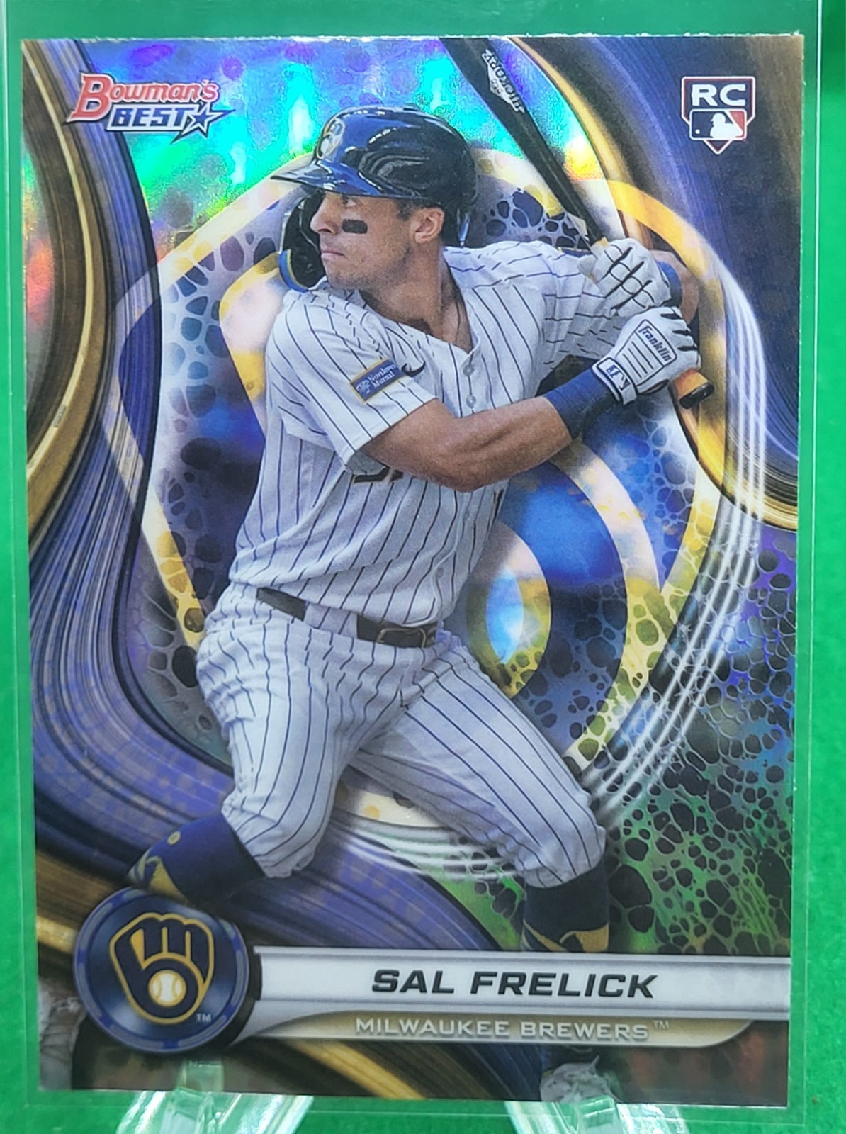 Sal Frelick 2024 Bowmans Best RC Refractor #37 Milwaukee Brewers