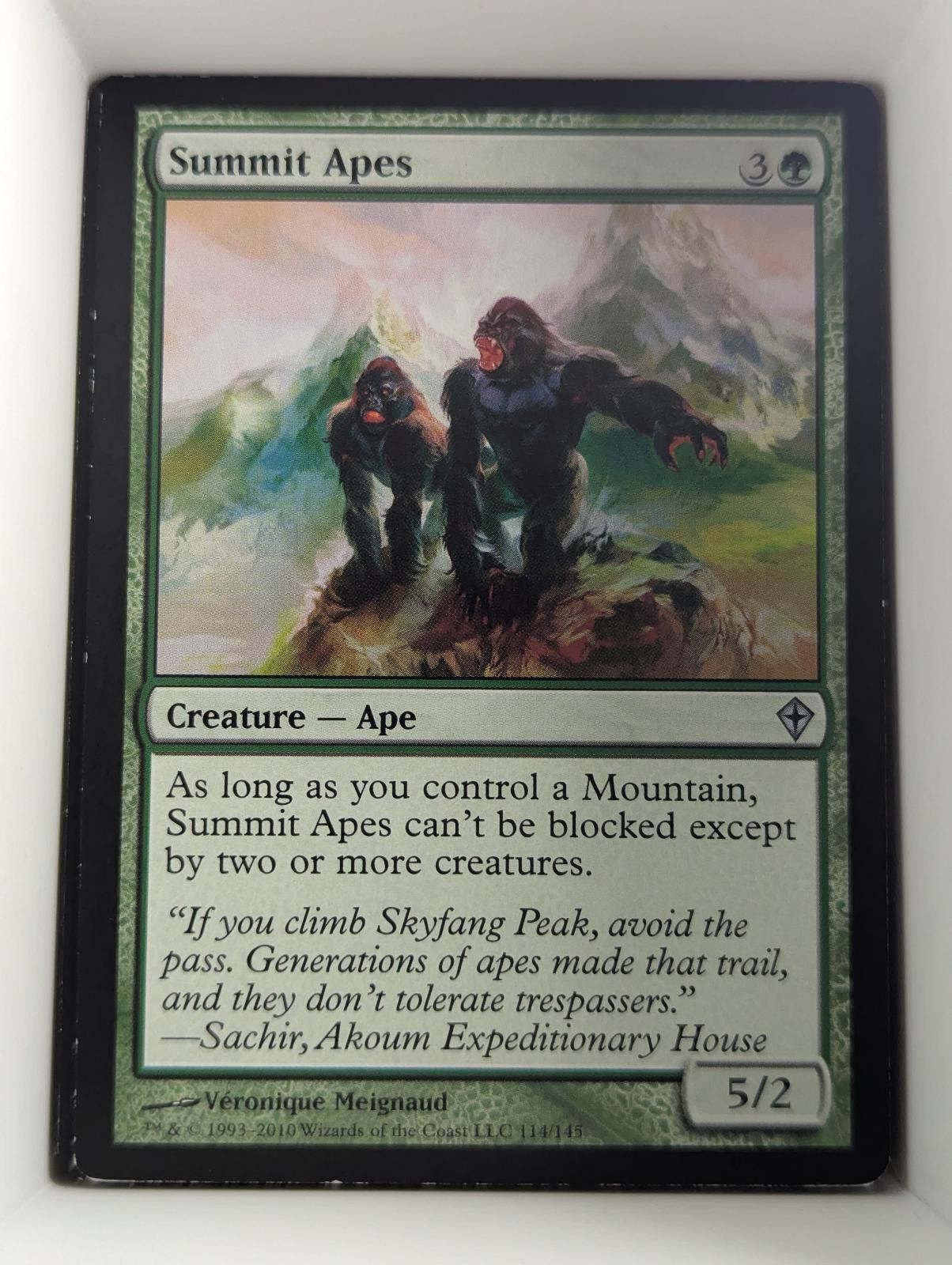 Summit Apes 114 Uncommon Worldwake Magic: The Gathering Near Mint