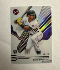 2024 Topps Pristine Nick Gonzales #128 Purple Refractor 54/99 (RC) Pirates