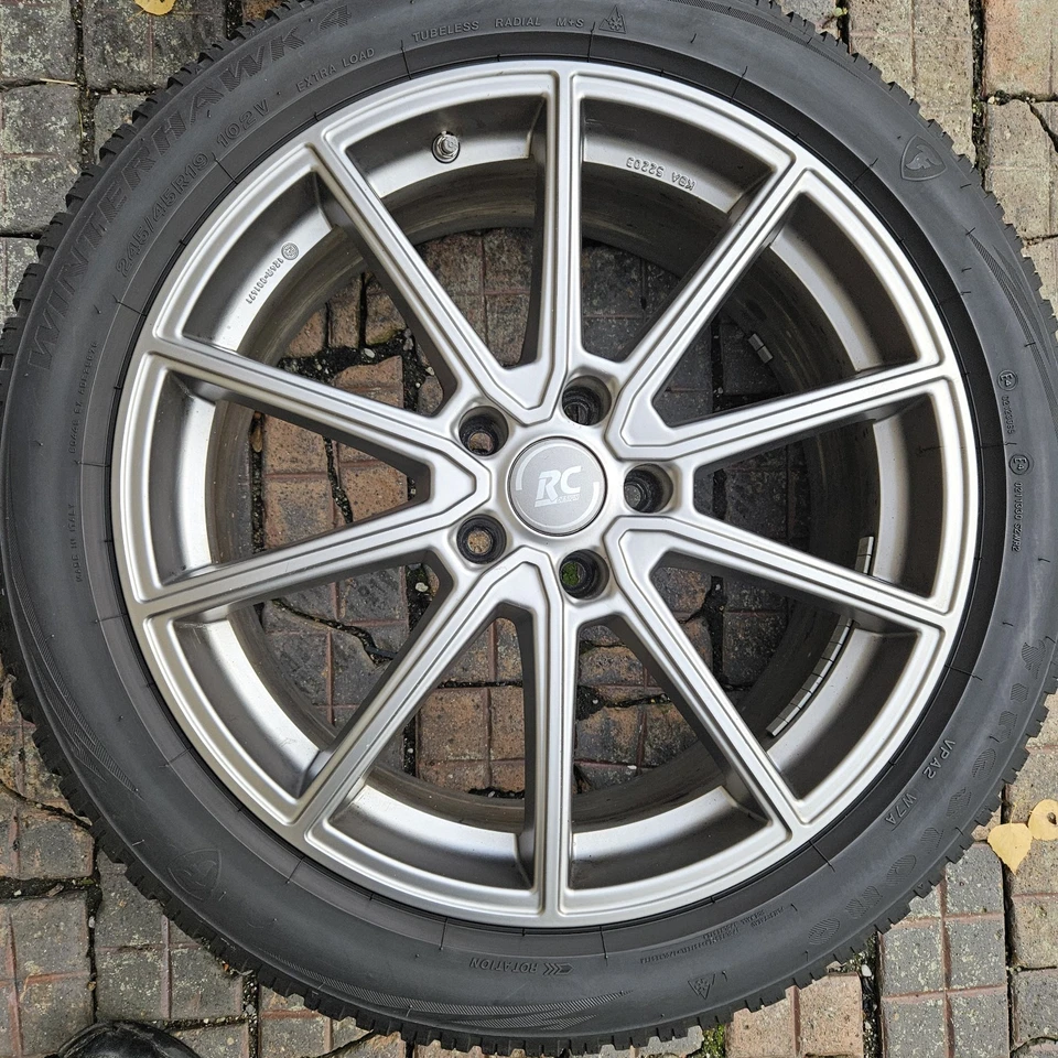 Felgen Brock RC32 19" 5x112 Winterreifen 245/45 Vito V-Klasse W447 GlA GlB Räder - Bild 3 von 4