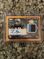 2024 Topps Chrome - Rookie Autographs Xavier Legette Gold Refractor /50