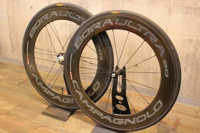Campagnolo Bora Ultra 80 TU Carbon Tubular Wheelset Road Bike Aero