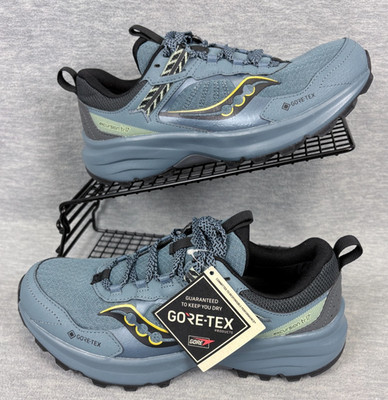 Saucony Excursion Tri 17 GTX Running Sneakers Womens 7.5 Black Gore-Tex Outdoors