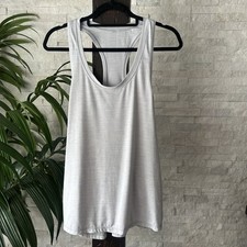 VUORI Titanium Grey Athletic Lux Performance Racerback Size Large