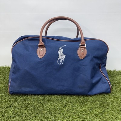 Polo Ralph Lauren Big Pony Canvas Navy Blue Large Duffle Bag