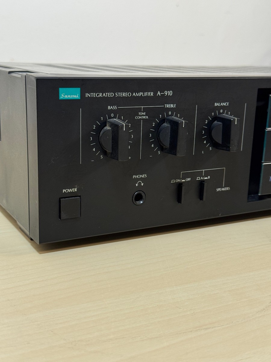 Sansui Integrated Stereo Amplifier A-910 (For Parts - Repair) | eBay